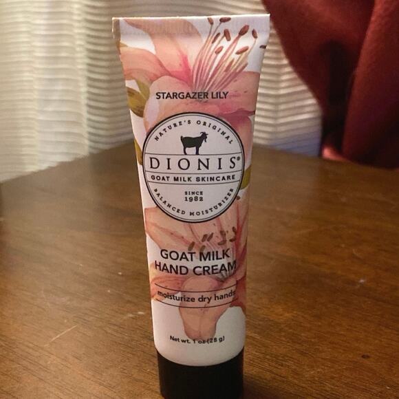 Dionis Goat Milk Hand Cream 1 OZ Stargazer Lily travel togo Cruelty Paraben Free - Picture 1 of 5